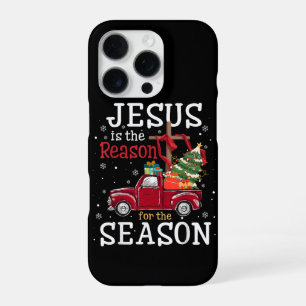 Coque iPhone 16 Pro Jésus est la raison de la saison de la foi chrétie