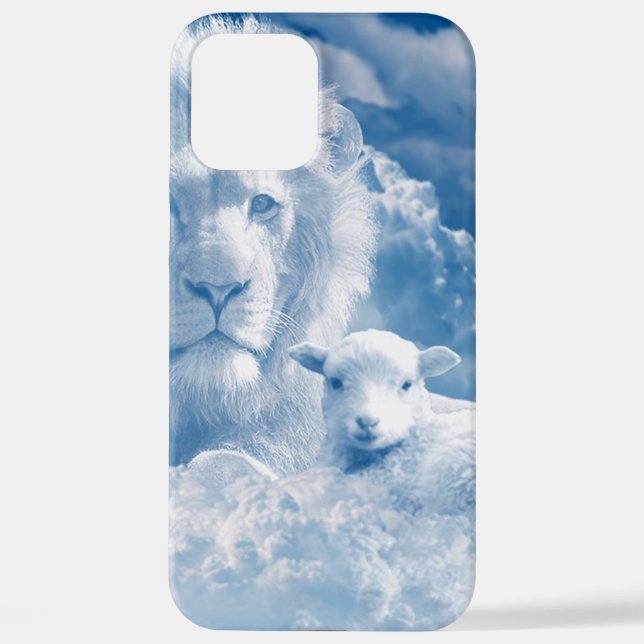 COQUE iPhone JÉSUS L'AGNEAU ET JÉSUS LE LION (Verso)