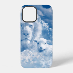 COQUE iPhone 12 JÉSUS L'AGNEAU ET JÉSUS LE LION