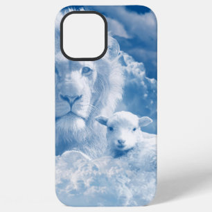 COQUE iPhone 12 PRO MAX JÉSUS L'AGNEAU ET JÉSUS LE LION