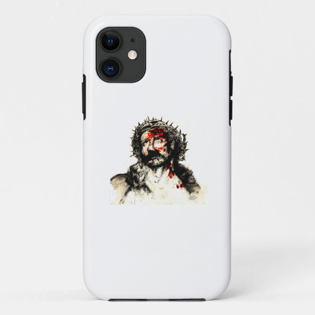 coque iphone Jésus souffrant (Dos)