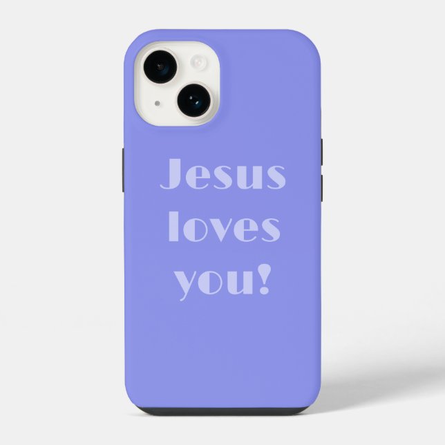 Coque iPhone Jésus vous aime ! (Verso)