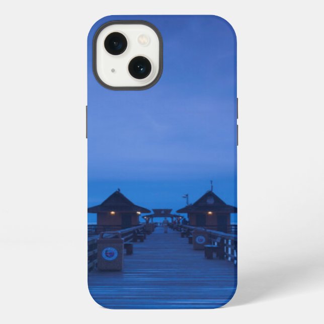 Coque iPhone Jetée de Naples, aube (Verso)