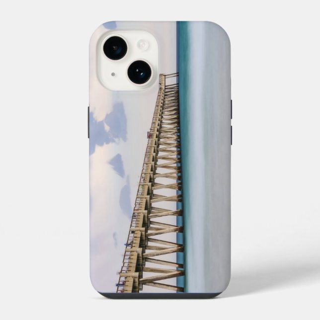 Coque iPhone Jetée de pêche de Navarre Beach (Verso)