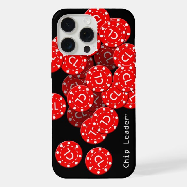 Coque iPhone Jetons Chip Leader  (Verso)
