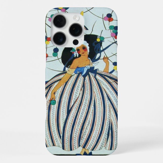 Coque iPhone JEUNE FILLE FANTAISISTE  / Beauté Mode (Verso)