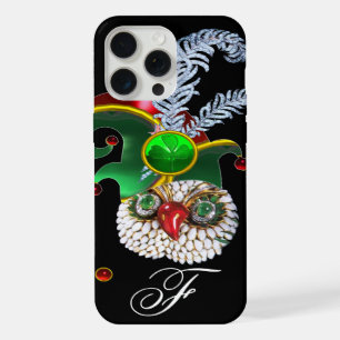 COQUE iPhone 15 PRO MAX JEWEL OWL, ELF CASQUETTE, SHAMROCK ET PEUR DE DIAM