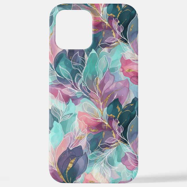 Coque iPhone Jewel Tone Floral (Verso)