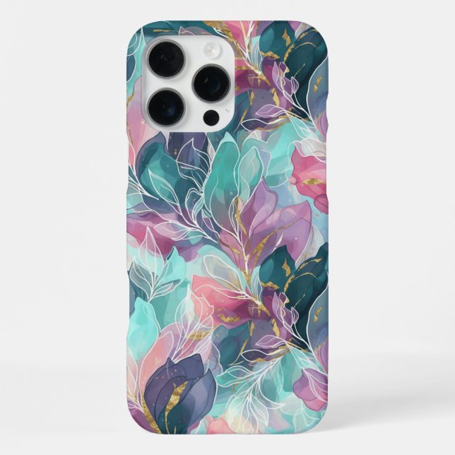 Coque iPhone Jewel Tone Floral (Verso)