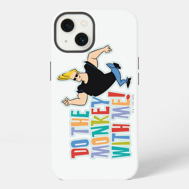 Coque iPhone Johnny Bravo - Faites le singe avec moi ! (Verso)