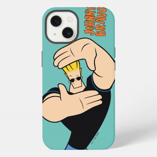 Coque iPhone Johnny Bravo Picture Frame Pose (Verso)