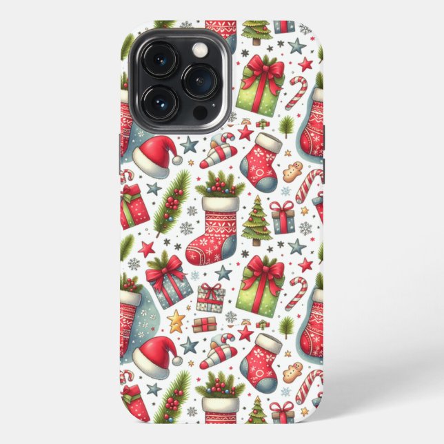 Coque iPhone Joie de Noël (Verso)
