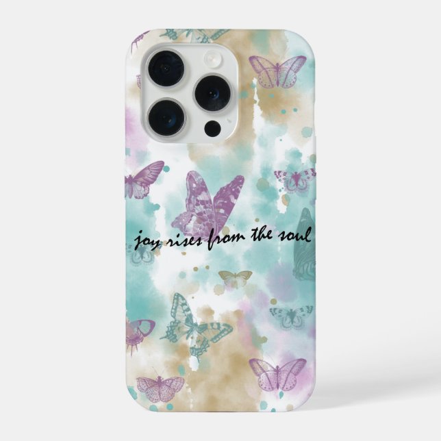 Coque iPhone Joie jaillit de l'âme (Verso)