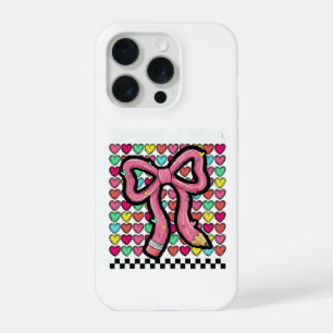 Coque iPhone 15 Pro Joli 67 Jours D'école Crayon Arc Thème De Classe