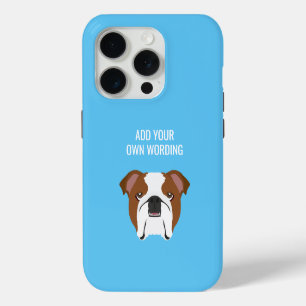 Coque iPhone 15 Pro Joli Bouledogue Anglais