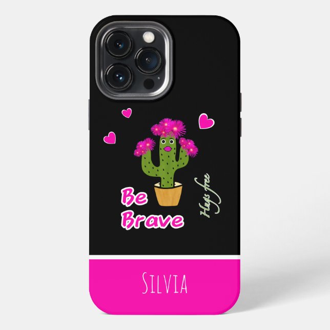 Coque iPhone Joli cactus vert (Verso)