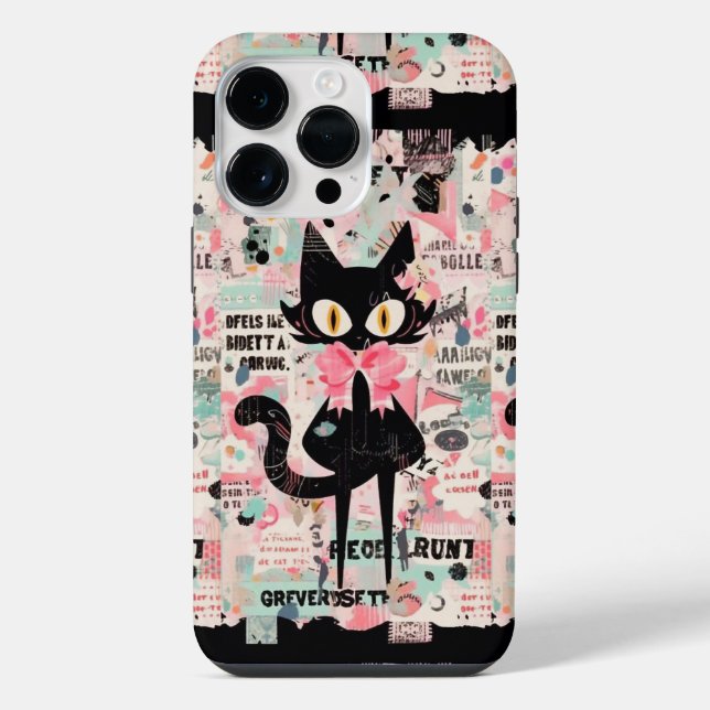 Coque iPhone Joli Chat (Verso)