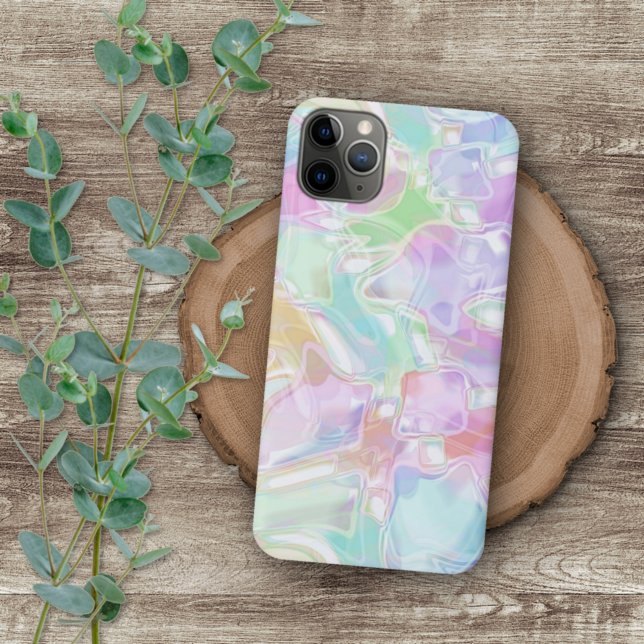 Coque iPhone Joli Coloré Funky Swirls Art Motif (Créateur téléchargé)
