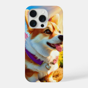 Coque iPhone 15 Pro Joli Corgi Chien Chien Chien 4