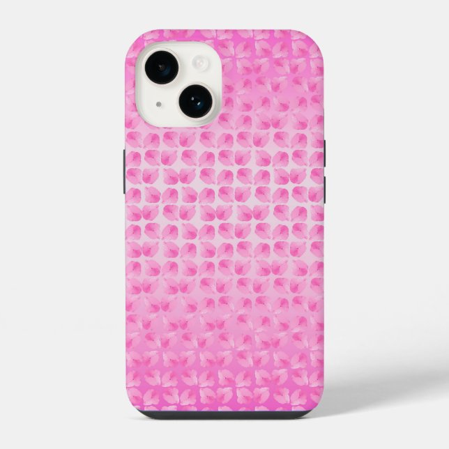 Coque iPhone Joli en Pétales Roses (Verso)
