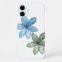 joli étui de téléphone bleu et vert