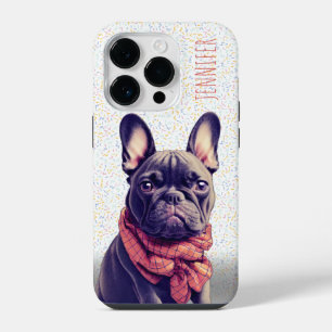 Coque Pour iPhone 14 Plus Joli étui sur mesure pour iPhone / iPad Frenchie