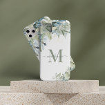 Etui iPhone 13 Pro Max Joli Eucalyptus Botanique Monogramme Floral<br><div class="desc">Élégant Eucalyptus Botanical Floral Monogramme Cellulaire étui avec notre belle sauge eucalyptus vert et bleu poussiéreux vert et la typographie moderne. Facile à customiser avec vos informations pour un boîtier téléphonique simple et élégant. Veuillez nous contacter à cedarandstring@gmail.com si vous avez besoin d'aide pour la conception ou les produits correspondants....</div>