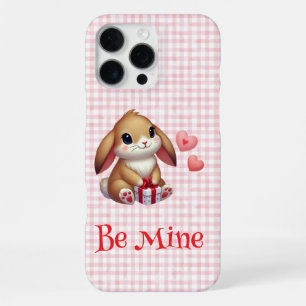 Coque iPhone 16 Pro Max Joli lapin de la Saint-Valentin