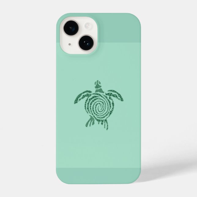 Coque iPhone Joli manteau de tortue (Verso)