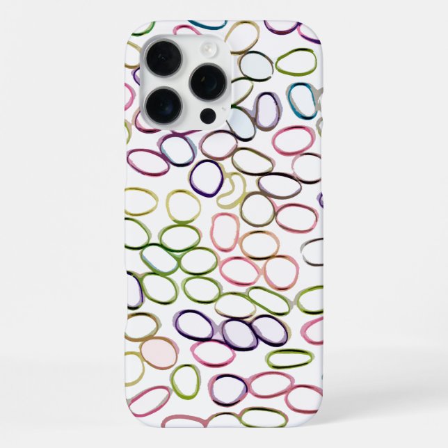 Coque iPhone Joli motif abstrait cool (Verso)
