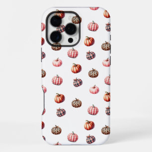 Coque iPhone 16 Pro Max joli motif de citrouille pour Halloween/automne