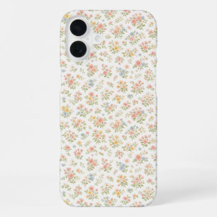 Coque iPhone 16 Plus Joli motif floral discret sans couture