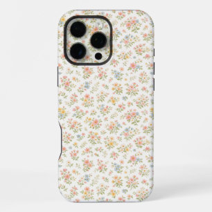 Coque iPhone 16 Pro Max Joli motif floral sans couture de petites fleurs