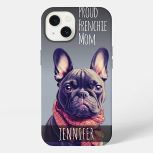 Etui iPhone 13 Joli nom personnalisé Bouledogue Français