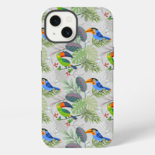 Etui iPhone 13 Joli oiseau toucan, motif Everybirdy, aquarelles