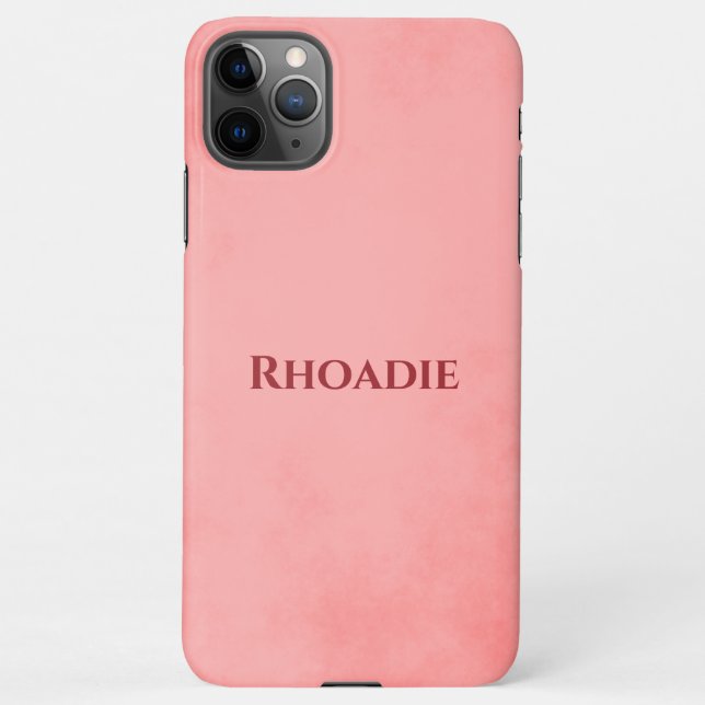 Coque iPhone Joli parchemin rose (Dos)