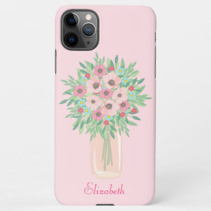 Coque iPhone 11Pro Max Joli rose floral