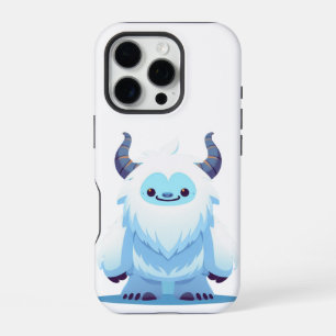 Coque iPhone 16 Pro Joli yéti de Noël/hiver
