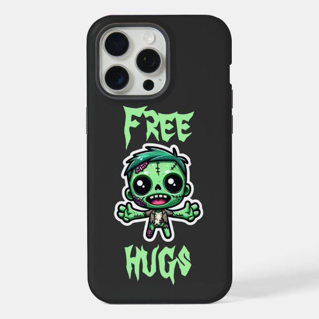 Coque iPhone Joli zombie drôle (Verso)