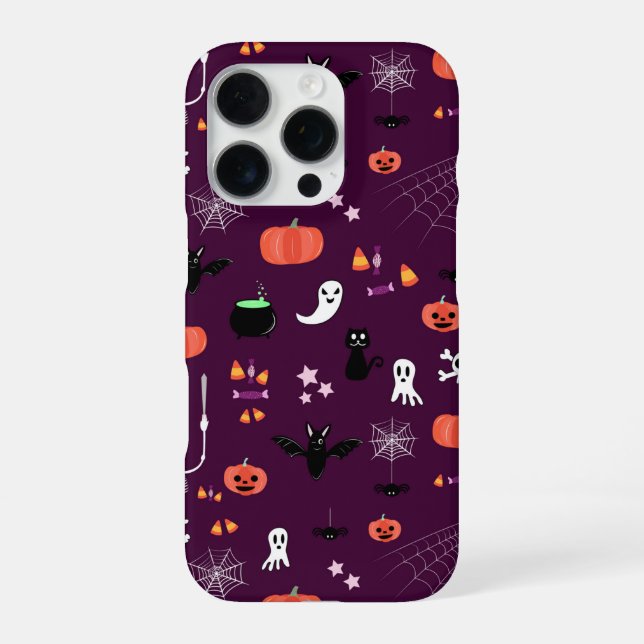 Coque iPhone Jolie Art Halloween Effrayant (Verso)