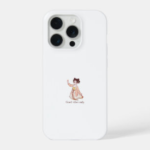 Coque iPhone 15 Pro Jolie fille d'anime traditionnel Chibi Bonne ambia