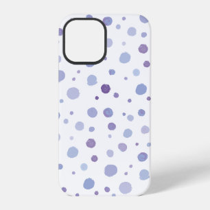 Coque iPhone 12 Pro Jolie œuvre d'art pointillée aux coups de pinceau