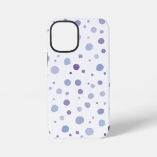 Coque iPhone 12 Mini Jolie œuvre d'art pointillée aux coups de pinceau