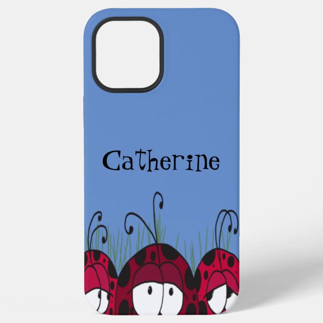 Coque iPhone Jolies coccinelles (Verso)