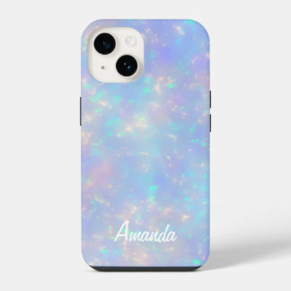 Coque Pour iPhone 14 Jolies couleurs opalescentes fausses