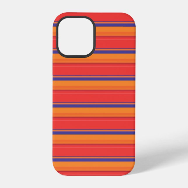 Coque iPhone Jolies rayures colorées d'été  (Verso)