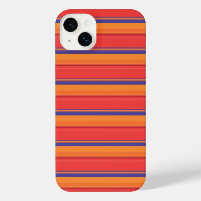 Coque iPhone Jolies rayures colorées d'été  (Verso)