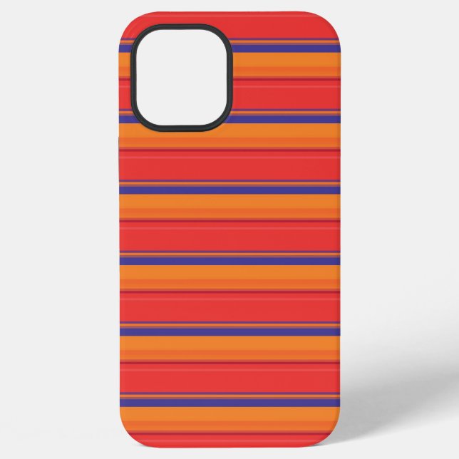 Coque iPhone Jolies rayures colorées d'été  (Verso)