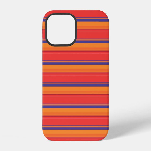 Coque iPhone Jolies rayures colorées d'été  (Verso)