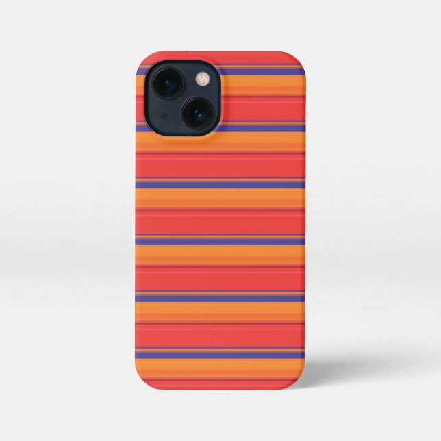 Coque iPhone Jolies rayures colorées d'été  (Verso)